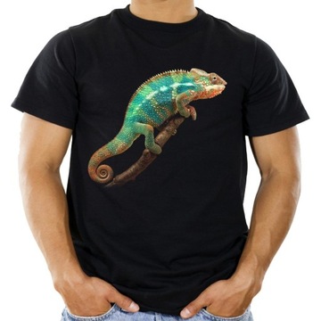 Koszulka z kameleonem kameleon t-shirt męska -XXL