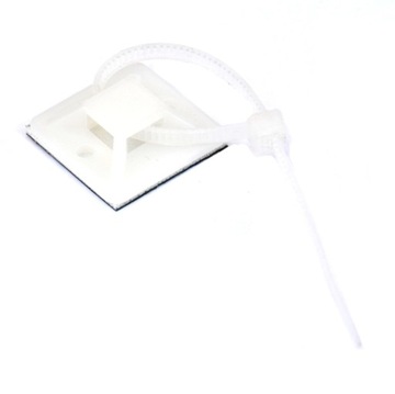 100x САМОКЛЕЯЩИЙСЯ КАБЕЛЬНЫЙ ДЕРЖАТЕЛЬ + СВЯЗИ 20x20