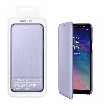 Samsung A6+ 2018 Etui Wallet cover oryginalne