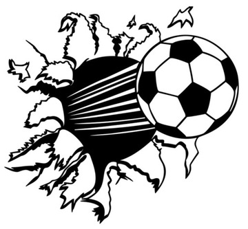 Naklejki ścienne dekoracyjne piłka nożna football
