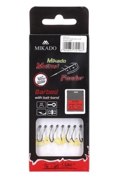 przypon Method Feeder żyłka z gumką haczyk-6