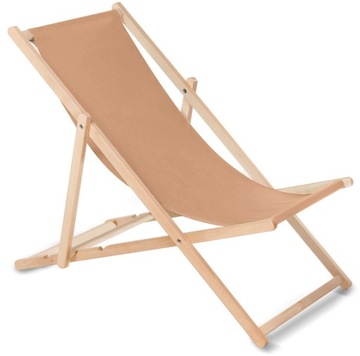 LEŻAK OGRODOWY DREWNIANY LEŻAKI PLAŻOWE SOLIDNY