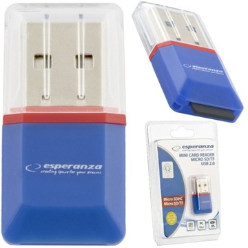 CZYTNIK KART PAMIĘCI micro SD SDHC Pendrive USB