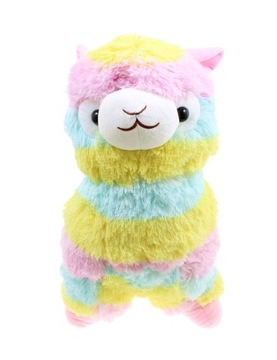 Maskotka Pluszak LED Tęczowa Lama Alpaka 45cm
