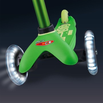 СКУТЕР MINI MICRO DELUXE С ЗЕЛЕНЫМ СВЕТОДИОДОМ