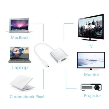 USB-C USB 3.1 Type C — переходной кабель VGA