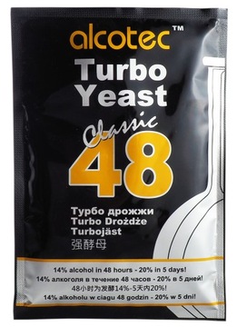 Alcotec 48 Classic Drożdże gorzelnicze turbo 21%