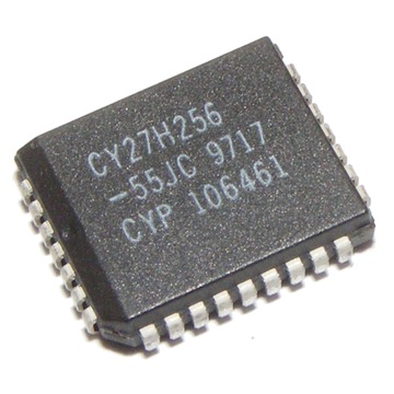 Pamięć OTP 256K (32Kx8) EPROM CY27H256-55 PLCC-32