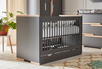 Pinio Snap Łóżeczko tapczanik 140x70 szare