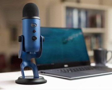 Студийный конденсаторный микрофон BLUE YETI BLUE
