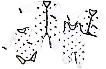 WYPRAWKA BODY pajac ŚPIOCH kaftan RÓŻNE 68 KLEKLE
