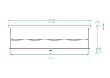 ПОТОЛОЧНЫЙ НАСТЕННЫЙ ЭКРАН 270см 16:9 Белый Серый HD 3D