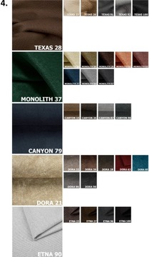 Kanapa AMAZA rozkładana tapczan sofa łóżko RIBES