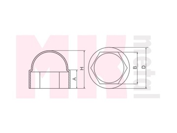 Крышка винта М16, колпачки винта М16 - 10 шт.