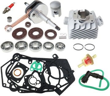 ROMET OGAR MOTORYNKA KADET CYLINDER TŁOK WAŁ ŚWIEC