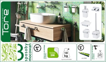 Мыльница TORE ХРОМ/КЕРАМИКА 07826