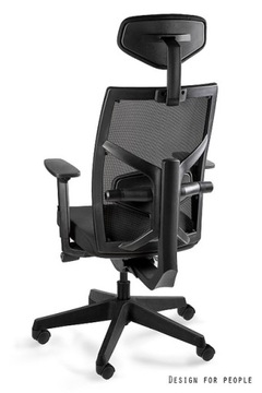 ERGONOMICZNY FOTEL TUNE CZARNY UNIQUE 130 KG