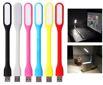 LAMPKA USB DO LAPTOPA KOMPUTERA LATARKA LAMPKI LED