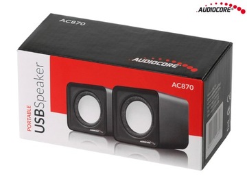 КОМПЬЮТЕРНЫЕ ДИНАМИКИ 2.0 USB для КОМПЬЮТЕРА, НОУТБУКА