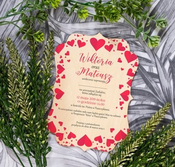 ДЕРЕВЯННЫЕ приглашения на свадьбу ВЫКРОЙКИ П