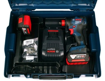 УДАРНЫЙ КЛЮЧ GDX 18V-200 C BOSCH 2x5,0 Ач L-BOXX