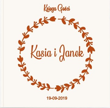 KSIĘGA GOŚCI WPISÓW GRAWER ŚLUB WESELE PREZENT