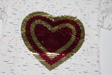 АТАБАЙ ТУНИКА СЕРДЦЕ волшебные пайетки 7-8 лет