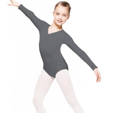 BODY DO TAŃCA RYTMIKĘ BALETU LYCRA X1 HGF 122/128