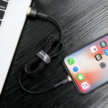 КАБЕЛЬ BASEUS fast USB|LIGHTNING ДЛЯ IPHONE IPAD КАБЕЛЬ С ПРОЧНОЙ ОПЛЕТКОЙ, 1 м