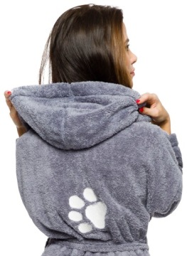 ХАЛАТ ЖЕНСКИЙ ДЛИННЫЙ ПУХ, КРЫША, XL