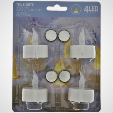 НАБОР СВЕЧЕЙ ДЛЯ КОМАНД СВЕТОДИОДНЫХ ФОНАРЕЙ Х 4 шт.