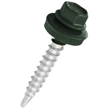 Wkręty Farmerskie Etanco 250szt RAL 6020 4.8x35mm