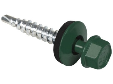 WKRĘTY FARMERSKIE 250 szt RAL 6005 4,8 x 35 mm