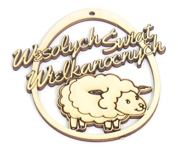 DEKOR PISANKA Wesołych Świąt Wielkanocnych DT85