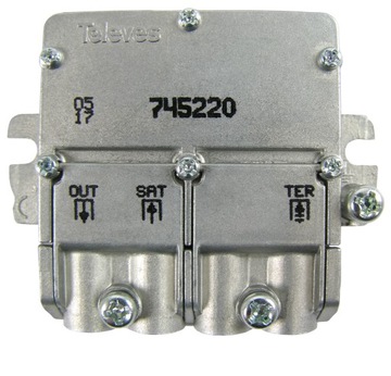 Sumator RTV Sygnału TV DVB-T SAT Televes 745220