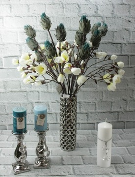 Серебряная нить для штор, свечей, подвески.