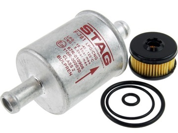 KOMPLET FILTRÓW DO STAGA GOFAST QBOX QNEXT R01 R02 - BULPREN + VALTEK ORING