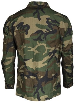Тактическая военная куртка BDU TEESAR Cotton Rip-Stop Woodland L