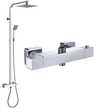 MEXEN ZESTAW PRYSZNICOWY BATERIA CHROM TERMOSTAT