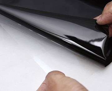 ПЛЕНКА ДЛЯ ТОНИРОВАНИЯ ОКОН 75 x 300см 98% ЗАТЕМНЕНИЕ ОКОННОГО ШПОНА