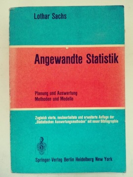 Angewandte Statistik - Лотар Сакс