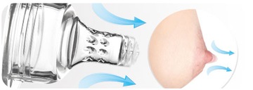 LOVI DIAMOND СТЕКЛЯННАЯ БУТЫЛКА 150 мл + соска