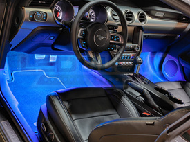 OŚWIETLENIE WNĘTRZA AUTA SAMOCHODU 48 LED RGB 12V