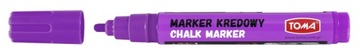 Marker kredowy 4,5mm TOMA TO-292 fioletowy