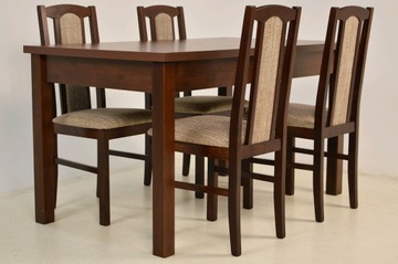 КОМПЛЕКТ КОМНАТЫ Раздвижной стол и 4 стула ОРЕХ