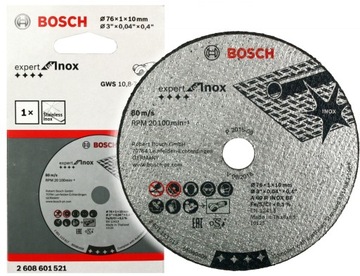 BOSCH TARCZA KORUNDOWA GWS 12V-76 76mm/1,0mm