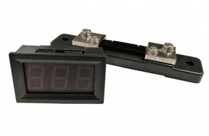 Amperomierz LED panelowy red 50A