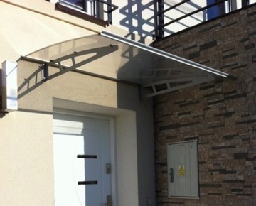 Навес над дверью Roof Straight 150x80 см Alu