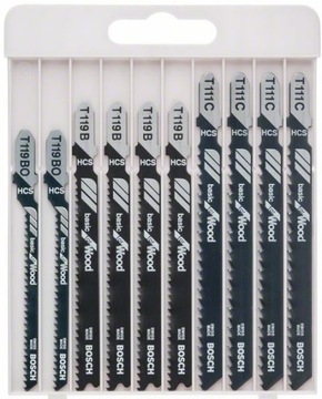 BOSCH zestaw brzeszczotów do drewna typ T