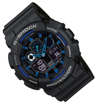 WSTRZĄSOODPORNY ZEGAREK CASIO G-SHOCK GA-100-1A2